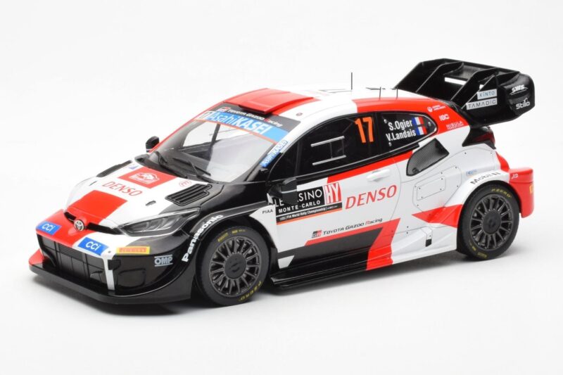 Toyota GR Yaris Rally1 #17 S. Ogier / B. Veillas Rally Monte Carlo 2023 IXO 1:18 18RMC152A Druckguss