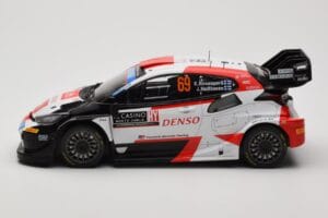 Toyota GR Yaris Rally1 #69 K. Rovanpera / J. Halttunen Rally Monte Carlo World Champion 2023 IXO 1:18 18RMC152B Druckguss — Bild 3 von 6