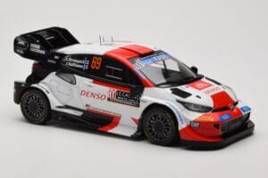Toyota GR Yaris Rally1 #69 K. Rovanpera / J. Halttunen Rally Monte Carlo World Champion 2023 IXO 1:18 18RMC152B Druckguss — Bild 4 von 6