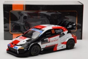 Toyota GR Yaris Rally1 #69 K. Rovanpera / J. Halttunen Rally Monte Carlo World Champion 2023 IXO 1:18 18RMC152B Druckguss — Bild 6 von 6