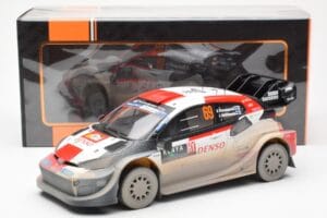 Toyota GR Yaris Rally1 #69 K. Rovanpera / J. Halttunen Safari Rally Kenya 2023 Dirty Version IXO 1:18 18RMC173B Druckguss — Bild 6 von 6
