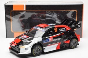 Toyota GR Yaris Rally1 #97 J-M. Latvala / J. Hanninen Rally Finland 2023 IXO 1:18 18RMC174B Druckguss — Bild 6 von 6