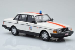 Volvo 240 GL Polizei Belgien Minichamps 1:18 155171492 Druckguss — Bild 4 von 6