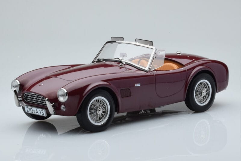 AC Cobra 289 Dunkelrot Norev 1:18 182758 Druckguss