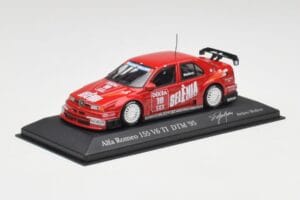 Alfa Romeo 155 V6 TI #18 Euroteam Modena DTM 1995 Minichamps 1:43 430950318 Druckguss — Bild 2 von 4