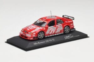 Alfa Romeo 155 V6 TI #2 Team Alfa Corse A. Nannini DTM 1994 Minichamps 1:43 430940202 Druckguss — Bild 2 von 4