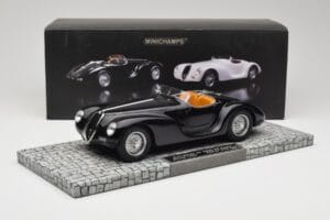 Alfa Romeo 6C 2500 SS Corsa Spider Schwarz Minichamps 1:18 107120231 Druckguss — Bild 6 von 6