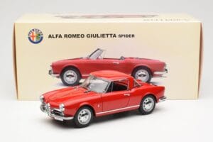 Alfa Romeo Giulietta 1300 Spider Rot AUTOart 1:18 70157 Druckguss — Bild 8 von 8