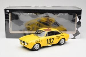 Alfa Romeo GTA 1300 #102 Squadra Corse R. Zanetti / M. Ruspa / Monzeglio Targa Florio 1971 Minichamps 1:18 155711202 Druckgus — Bild 6 von 6