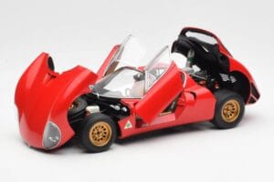 Alfa Romeo 33 Stradale Rot AUTOart 1:18 70191 Druckguss — Bild 2 von 8