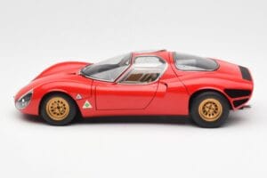 Alfa Romeo 33 Stradale Rot AUTOart 1:18 70191 Druckguss — Bild 4 von 8