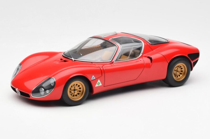 Alfa Romeo 33 Stradale Rot AUTOart 1:18 70191 Druckguss