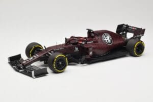 Alfa Romeo Racing C38 #7 K. Raikkonen Valentine's Day Livery Shakedown Fiorano 14th February 2019 Minichamps 1:18 110199907 D