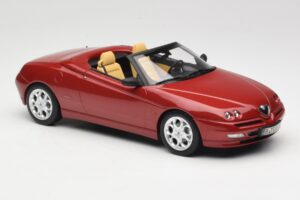 Alfa Romeo Spider 916 Proteo Red Metallic Norev 1:18 187854 Druckguss — Bild 4 von 6