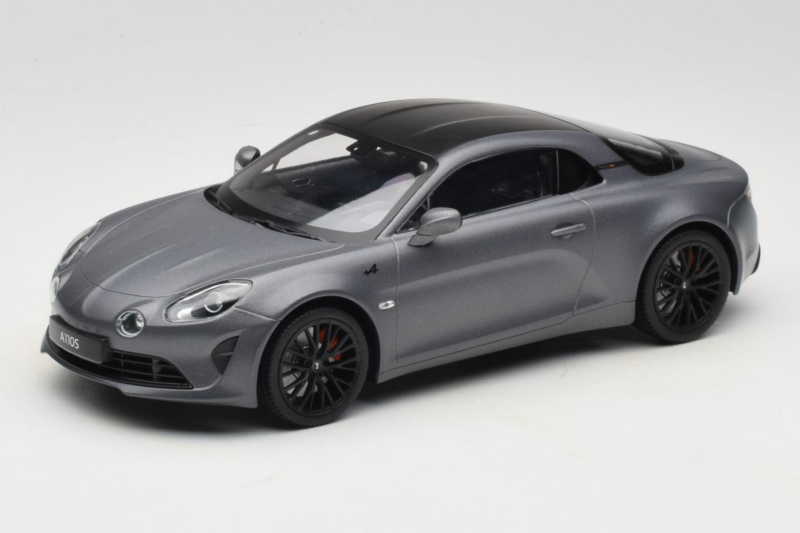 Alpine A110 S Matt Grau Carbon Roof Norev 1:18 185313 Druckguss
