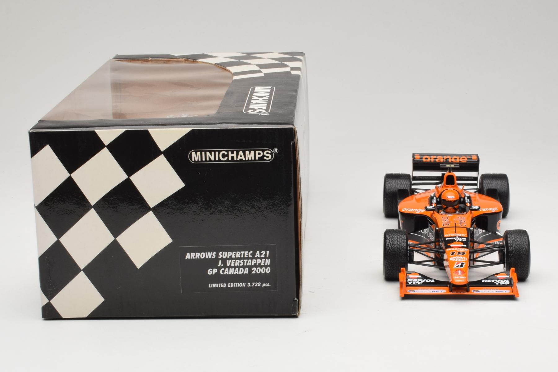 Arrows A21 Supertec #19 J. Verstappen Arrows F1 Team Canadian
