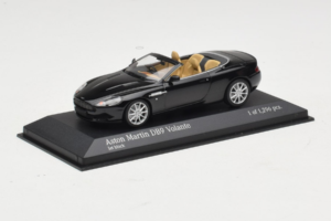 Aston Martin DB9 Cabriolet Schwarz Minichamps 1:43 400137330 Druckguss — Bild 2 von 4