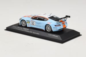 Aston Martin DBRS9 Gulf #92 T. Enge / Lechner VLN 250 Nurburgring 2008 Minichamps 1:43 400081392 Druckguss — Bild 3 von 4