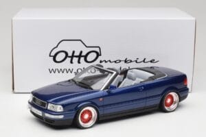 Audi 80 B4 Kabriolett Ming Blau Metallic Custom Wheels Otto 1:18 OT806-C Resin — Bild 6 von 6