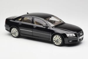 Audi A8 D3 W12 Schwarz Kyosho 1:18 09212BK Druckguss — Bild 6 von 8