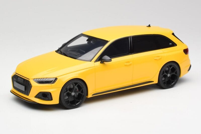 Audi RS4 B9 Avant 25. Jubiläum Vegas Gelb GT Spirit 1:18 GT935 Resin