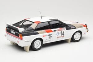 Audi Quattro #14 M. Mouton / F. Pons Winners Rally Sanremo 1981 Minichamps 1:18 155811114 Druckguss — Bild 2 von 6