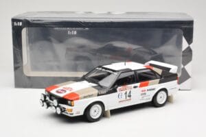 Audi Quattro #14 M. Mouton / F. Pons Winners Rally Sanremo 1981 Minichamps 1:18 155811114 Druckguss — Bild 6 von 6