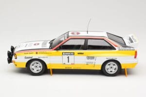 Audi Quattro A2 Audi Sport #1 W. Röhrl / C. Geistdörfer DNF Sanyo Rally of New Zealand 1984 Minichamps 1:18 155841101 Druckgu — Bild 3 von 6