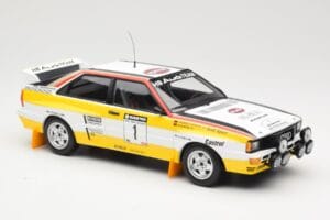 Audi Quattro A2 Audi Sport #1 W. Röhrl / C. Geistdörfer DNF Sanyo Rally of New Zealand 1984 Minichamps 1:18 155841101 Druckgu — Bild 4 von 6