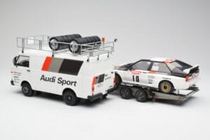 Audi Quattro A2 M. Mouton / F. Pons Tour de Corse 1983 Mit VW LT35 Otto 1:18 OT418 Resin — Bild 2 von 6