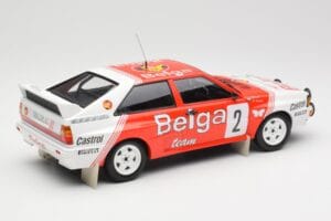 Audi Quattro A2 #2 B. Waldegård / H-T. Thorszelius Belga Team Winners Boucles de Spa 1985 Minichamps 1:18 155851102 Druckguss — Bild 2 von 6