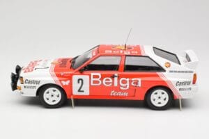 Audi Quattro A2 #2 B. Waldegård / H-T. Thorszelius Belga Team Winners Boucles de Spa 1985 Minichamps 1:18 155851102 Druckguss — Bild 3 von 6