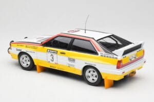 Audi Quattro A2 #3 S. Blomqvist / B. Cederberg Audi Sport Winners Sanyo Rally of New Zealand 1984 Minichamps 1:18 155841103 D — Bild 5 von 6