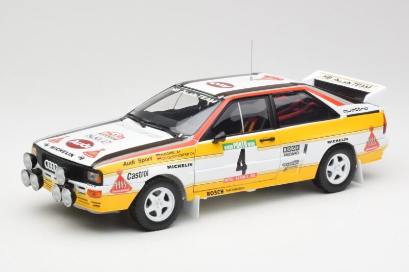 Audi Quattro A2 #4 W. Rohrl / C. Geistdorfer Rally de Portugal 1984 Sun Star 1:18 4224 Druckguss
