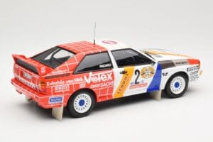 Audi Quattro A2 Schmidt Motorsport #2 H. Demuth / W. Lux Winners Hunsrück Rally 1984 Minichamps 1:18 155841102 Druckguss — Bild 2 von 6