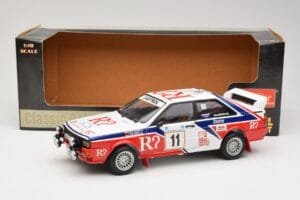 Audi Quattro #11 F. Wittmann / J. Pattermann Rally Acropolis 1986 Sun Star 1:18 4191 Druckguss — Bild 8 von 8