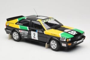 Audi Quattro #2 M. Mouton / F. Pons Audi Sport Rally of 1000 Pistes 1981 Minichamps 1:18 155811122 Druckguss — Bild 4 von 6