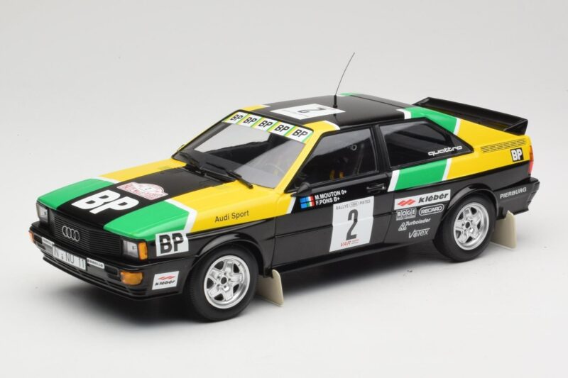 Audi Quattro #2 M. Mouton / F. Pons Audi Sport Rally of 1000 Pistes 1981 Minichamps 1:18 155811122 Druckguss