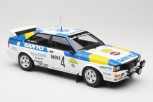 Audi Quattro #4 S. Blomqvist / B. Cederberg Audi Sport Sweden Winners International Swedish Rally 1982 Minichamps 1:18 155821 — Bild 4 von 6