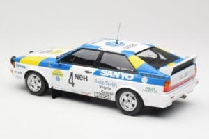 Audi Quattro #4 S. Blomqvist / B. Cederberg Audi Sport Sweden Winners International Swedish Rally 1982 Minichamps 1:18 155821 — Bild 5 von 6