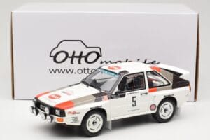 Audi Quattro Sport S1 #5 J. Buffum / N. Wilson Olympus Rally 1986 Otto 1:18 OT1159 Resin — Bild 6 von 6