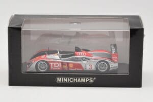 Audi R10 TDI LMP1 #3 L. Luhr / A. Premat / M. Rockenfeller 24 Hours of Le Mans 2008 Minichamps 1:43 400089903 Druckguss — Bild 4 von 4