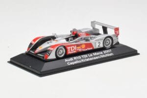 Audi R10 TDI LMP1 #2 R. Capello / T. Kristensen / A. McNish 24 Hours of Le Mans 2007 Minichamps 1:43 5020700223 Druckguss — Bild 2 von 4