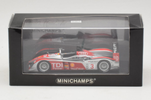Audi R10 TDI LMP1 #3 L. Luhr / A. Premat 2008 Minichamps 1:43 400089803 Druckguss — Bild 4 von 4
