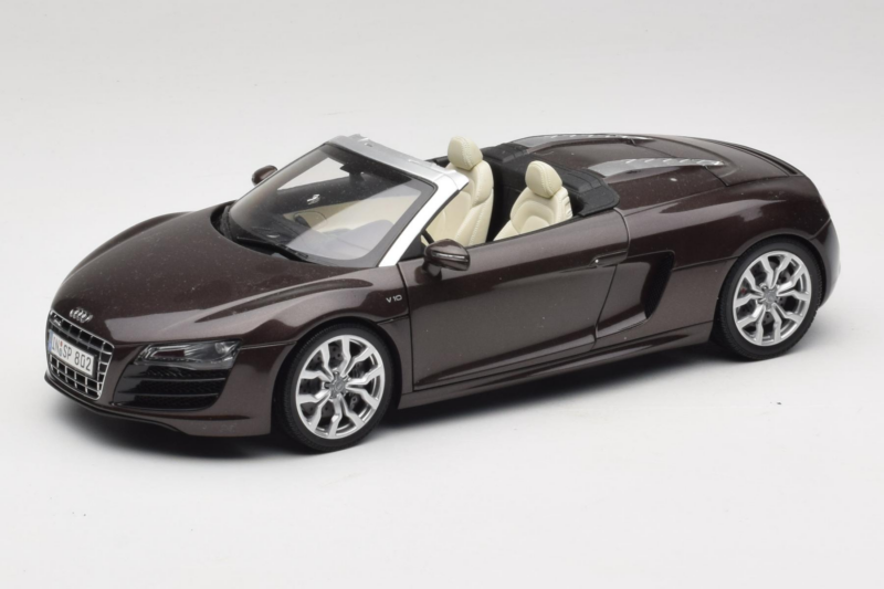 Audi R8 5.2 Spyder Teak Brown Kyosho 1:18 5010918525 Druckguss