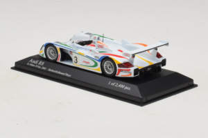 Audi R8 LMP #3 J. Herbert / R. Kelleners 24 Hours of Le Mans 2001 Minichamps 1:43 400010903 Druckguss — Bild 3 von 5