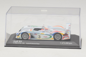 Audi R8 LMP #3 J. Herbert / R. Kelleners 24 Hours of Le Mans 2001 Minichamps 1:43 400010903 Druckguss — Bild 4 von 5
