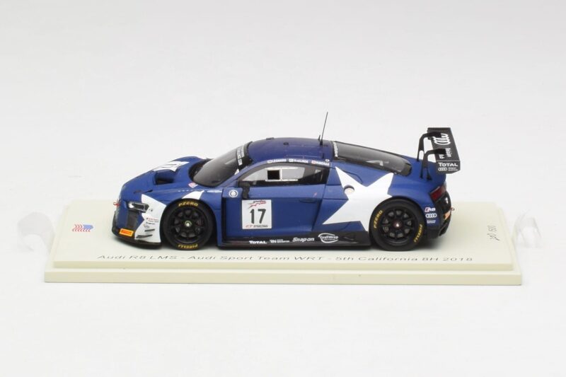 Audi R8 LMS GT3 #17 WRT M. Leonard / D. van der Linde / A. Riberas California 8 Hours 2018 Spark 1:43 US084 Resin