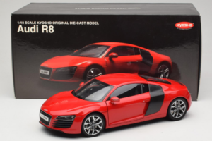 Audi R8 Rot Kyosho 1:18 09213R Druckguss — Bild 8 von 8