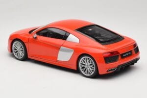 Audi R8 V10 Rot Welly 1:18 18052W Druckguss — Bild 7 von 8